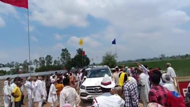 हरियाणा के CM श्री नायब सिंह सैनी और दिल्ली की CM रेखा गुप्ता जी का नंदगढ़ में जोरदार स्वागत.#Nayabsinghsaini #Rekhagup