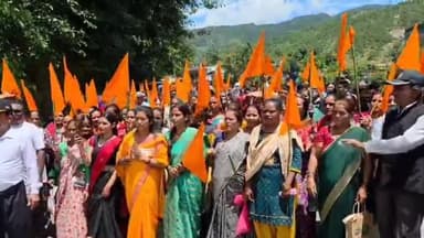 थल: पांखू में निर्दलीय प्रत्याशी ने निकाली रैली, चुनावी सभा का आयोजन किया