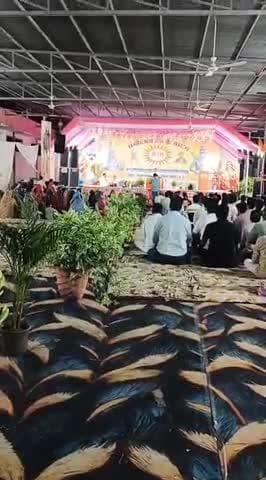 मानस भवन में *विदुषी अंजलि आर्या श्रवण करा रही कथा प्रातः हुआ यज्ञ*