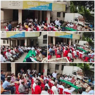 आज दिनांक-03.07.2025 को #कोढ़ा थाना परिसर में आगामी मुहर्रम को शांतिपूर्ण माहौल में सम्पन्न कराने हेतु आमजनों के साथ शांति-समिति की बैठक आयोजित की गई I