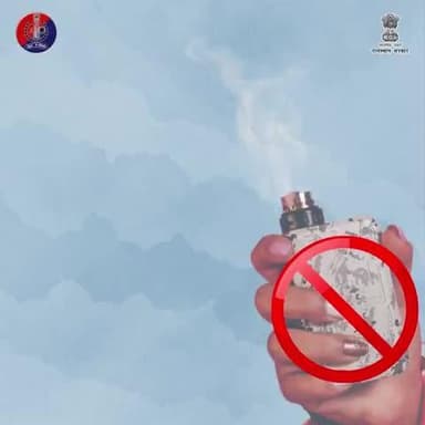 भ्रामक ट्रेंड, खतरनाक अंजाम – ई-सिगरेट के जाल से बचें।
#NoToESmoke
#NoToECigarettes
#RajasthanPolice
#MANAS1933
