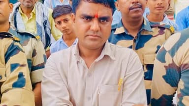 भारत-पाक बॉर्डर_पर_रक्षाबंधन☘️ के दिन #जनसेवक किशोर दुल्हेपुरा ने BSF जवानों के संग मनाई रक्षाबंधन…