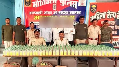 आदापुर: आदापुर थाना क्षेत्र से 187.5 लीटर नेपाली कस्तूरी शराब के साथ 3 कारोबारियों को पुलिस ने किया गिरफ्तार