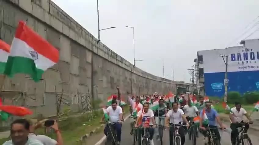 मंगलवार 12 अगस्त की सुबह जिला प्रशासन पलवल की और से भव्य तिरंगा यात्रा का किया जा रहा आयोजन
#HarGharTiranga2025