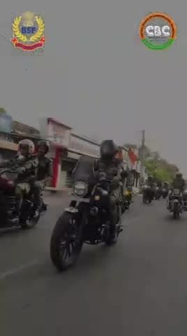 केन्द्रीय संचार ब्यूरो, राजस्थान रीजन के क्षेत्रीय कार्यालय, जोधपुर और BSF राजस्थान के जवानों ने मिलकर निकाली भव्य मोटरसाइकिल रैली