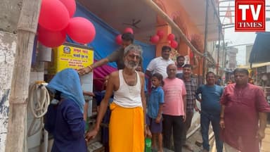 मारवाड़ी युवा मंच मधेपुर के द्वारा मधेपुर सिंह चौक पर लगाया गया वाटर कैनल ।