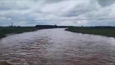 मुलाना: पहाड़ों में भारी बारिश से मुलाना में मारकंडा नदी उफान पर