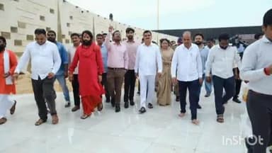 मनोरा: पोहरादेवी येथील धार्मिक स्थळांना व नंगारा भवन येथे पालकमंत्र्यांनी दिली भेट; तीर्थस्थळ विकास आराखड्याचा घेतला आढावा