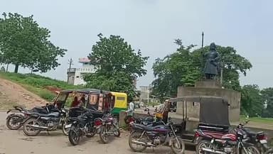 वाल्मी मंदिर परिसर में स्थित एक दुकानदार द्वारा बिना समाज की अनुमति के वर्ष काटने का कार्य करने पर समाज ने किया विवाद