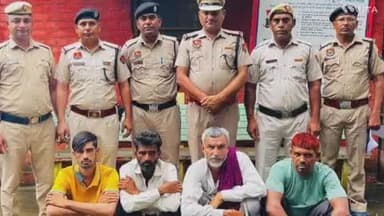 मुलाना: थाना मुलाना में पेड़ चोरी के दो मामलों में पुलिस ने चार आरोपियों को किया गिरफ्तार