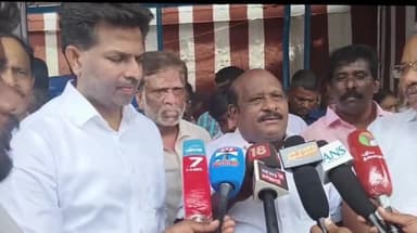 அயனாவரம்: திமுகவிற்கு அதிமுக துணை நிற்க வேண்டும் - செளமிய பெருமாள் திருக்கோயிலில் அமைச்சர் கோவி.செழியன் பேட்டி