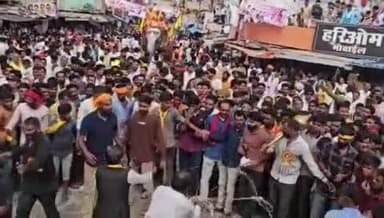 शमशाबाद:- नगर में ऐतिहासिक श्रीकृष्ण जन्मोत्सव मनाया