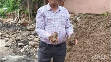 વીરપુર: વીરપુર ખાતે માર્ગની કામગીરીમાં વેઠ ઉતારાતી હોવાનો સરપંચનો આરોપ યોગ્ય કામગીરી કરવા માંગ