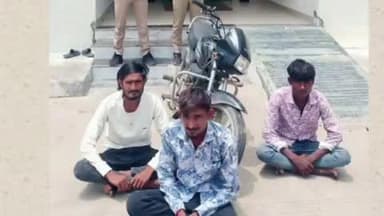 શંખેશ્વર: શંખેશ્વર રોડ ઉપર થી ચોરીના બાઇક સાથે ત્રણ શખ્સોને ઝડપી પાડ્યા