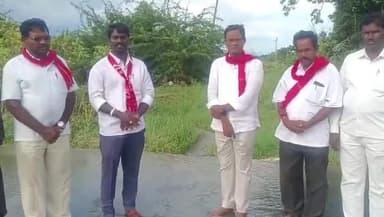 అడ్డ గూడూరు: అడ్డగూడూరు మండల పరిధిలోని గోవిందపురం మధ్యలో ఉన్న నక్కల వాగు పరిశీలన: సిపిఎం జిల్లా కార్యదర్శి జహంగీర్