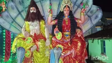 काठीकुंड: काठीकुण्ड में धूमधाम और नेम निष्ठा से हुई मां मनसा की पूजा