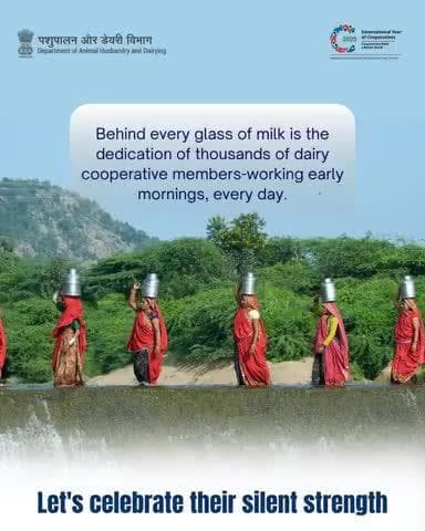 Behind every glass of milk stands the quiet resilience of women waking before dawn—fueling families and the nation.
#SilentStrength #DairyCooperatives #WomenInDairy #AnimalHusbandry