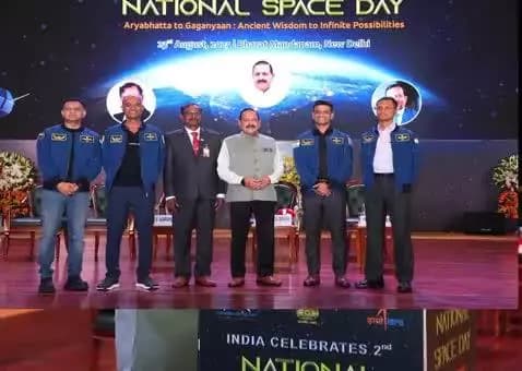 An Indian will announce 'Viksit Bharat 2047' from the surface of Moon in 2040, and this will send a message around the universe that India has arrived: Dr Jitendra Singh
#NationalSpaceDay