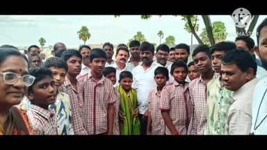 రామన్నపేట: కొమ్మాయిగుడెంలో హైస్కూల్ ప్రహరీ గోడ నిర్మాణ పనులకు శంకుస్థాపన చేసిన ఎంపీ చామల కిరణ్ కుమార్ రెడ్డి, ఎమ్మెల్యే వేముల వీరేశం