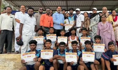 ಶಹಾಬಾದ: ಕಲಬುರಗಿ: ಶಾಹಾಬಾದ್ ನಲ್ಲಿ ತಾಲೂಕ ಮಟ್ಟದ ಕ್ರೀಡಾ ಕೂಟ,ಗೆದ್ದ ಕ್ರೀಡಾ ಪಟುಗಳಿಗೆ ಬಹುಮಾನ ವಿತರಣೆ