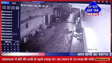 #पांडरपाला में बेटी की शादी से पहले उजड़ा घर: बंद मकान से लगभग 10 लाख की #चोरी।