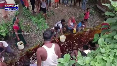 कोलकाता से आरही सोयाबीन तेल का टैंकर वैशाली के लालगंज में पलटा || ग्रमीणों ने मचाई लूट || #truck #assistant #vaishali