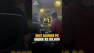 Best Gaming PC under Rs 80,000😱 #office #gaming #bestgamingpc #budgetpc #budgetpcbuild #pcbuild