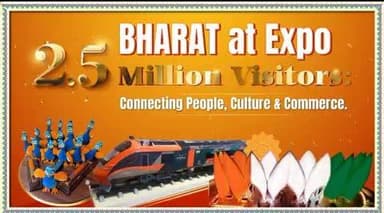 Celebrating the confluence of culture and commerce, the India Pavilion-Bharat crosses a milestone of 25 lakh (2.5 million) visitors today, being held at World Expo 2025 in Osaka, Japan.
#IndiaAtExpo2025 #BharatAtExpo2025 #ConnectingHi