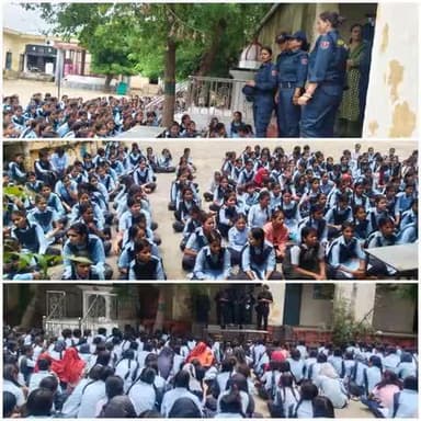 जिला पुलिस अधीक्षक दौसा #श्री_सागर_राणा_आईपीएस के निर्देशन में #कालिका_यूनिट दौसा द्वारा आनंद शर्मा राजकीय महिला सीनियर सेकेण्डरी स्कूल में छात्राओं को raj cop Citizen app, Cyber Crime, महिला सुरक्षा पर जानकारी दी गई।
#DausaPolice
#Igpjaip