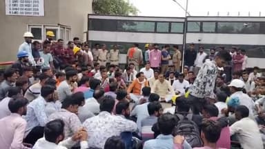 सिंगाजी ताप विद्युत परियोजना में मजदूर की मौत से आक्रोश, में गेट पर धरना