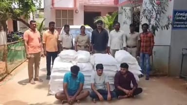 விராலிமலை: 520 kg குட்கா கடத்திய 3 நபர்கள் கைது திருச்சி ராமேஸ்வரம் தேசிய நெடுஞ்சாலையில் வாகன சோதனையில் சிக்கியது கார் பறிமுதல்