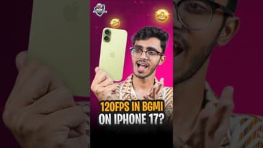 120 FPS in BGMI on iPhone 17? 👀 #iphone17 #iphone17pro #iphone #bgmi #appleevent #bgmi120fps