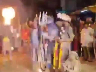 चारामा नगर में गणेश विसर्जन पर निकली भव्य शोभा यात्रा, शिव विवाह की झांकी बनी आकर्षण का केंद्र