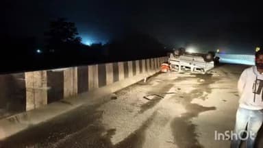 पोलादपूर: कशेडी घाटात इको कार संरक्षण भिंतीवर धडकून पलटी; एक ठार पाच जखमी