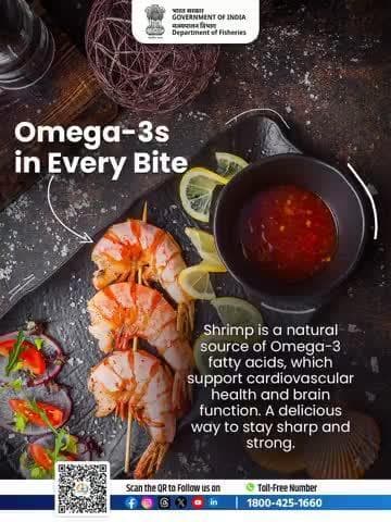 Brain and heart love shrimp!#Omega3 #BrainFood #HeartHealth #SmartEating
