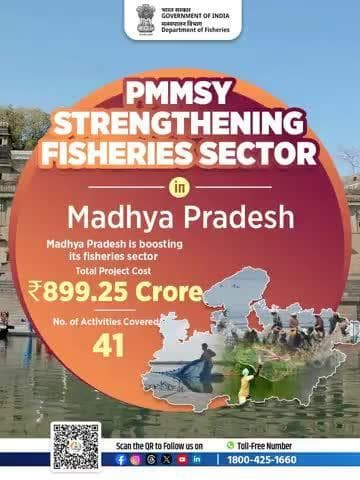 Enhancing fish production in Madhya Pradesh
#EmpoweringCommunities #Sustainability #PMMSY #MatsyaSampadaSeSamriddhi