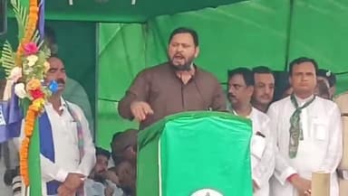 कांटी: तेजस्वी यादव ने कहा, 'खटारा सरकार' के रिटायरमेंट के दिन आ गए, अब बिहार को सुरक्षित बनाना है