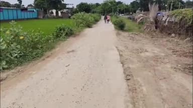 दगौरा: डगरूआ थाना क्षेत्र में बेलगच्छ से बनकट्टा जाने वाली पीसीसी सड़क गड्ढों में तब्दील हो गई