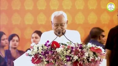 #PM Narendramodi जी ने पूर्णियाँ एयरपोर्ट के उद्घाटन एवं विकासात्मक योजनाओं के शिलान्यास उपरांत #CM जी का संबोधन ।