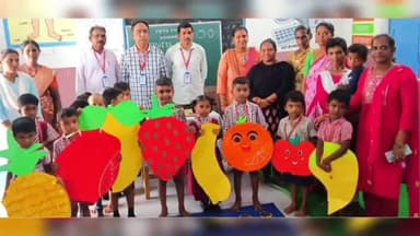 ధర్మారం: ప్రభుత్వ బడిలో ఘనంగా ఫ్రూట్స్ డే వేడుకలు.