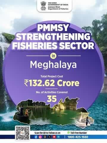 Empowering Fisheries in Meghalaya
#EmpoweringCommunities #Sustainability #PMMSY
#MatsyaSampadaSeSamriddhi