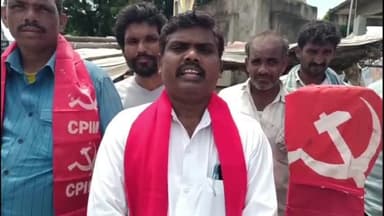 వీణవంక: మండల కేంద్రంలో CPM పార్టీ ఆధ్వర్యంలో తెలంగాణ రైతాంగ సాయుధ పోరాట వార్షికోత్సవం పాల్గొన్న CPM జిల్లా కమిటీ సభ్యులు సంపత్