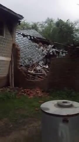 mohana village ma kaccha Ghar daha Gaya