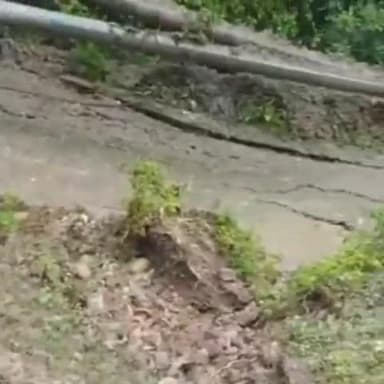 सुलह: गरडेड गांव में भूस्खलन, गांव को खाली करवाया गया, 10 फीट तक धंसी जमीन