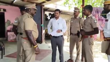 சேரன்மகாதேவி: பாப்பாக்குடி சமத்துவபுரத்தில் நடந்த துப்பாக்கி சூடு நேரில் விசாரணை நடத்திய சாராட்சியர்.