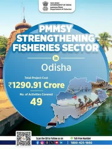 ଓଡିଶାରମାଛଚାଷଏବେଉନ୍ନତିରନୂତନପଥରେ! PMMSY ଦେଉଛିଶକ୍ତିଓସମ୍ଭାବନା।
#PMMSY #Fisheries #MatsyaSampadaSeSamriddhi