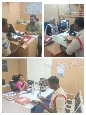 ఎస్బిఐ బ్యాంకులో భద్రత పర్యవేక్షణ నడిగూడెం పోలీస్ స్టేషన్ పరిధి