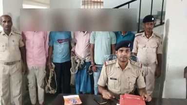 रामगढ़वा: रामगढ़वा थाना पुलिस ने विशेष अभियान के तहत अलग-अलग मामलों में कुल 6 लोगों को गिरफ्तार कर जेल भेजा