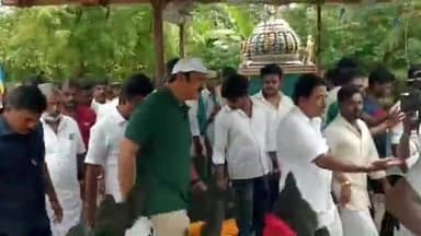 சீர்காழி: கொள்ளிடம் ஆற்றில் தடுப்பணை திமுக அரசு மீது அன்புமணி ராமதாஸ் கடும் குற்றச்சாட்டு அளக்குடி கிராமத்தில் தடுப்பணை கட்ட வலியுறுத்தி பார்வையிட்டார்