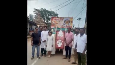 গণ্ডাছড়া: মার্চেন্ট অ্যাসোসিয়েশন এর উদ্যোগে গন্ডাছড়ায় শুভ মহালয়া উপলক্ষে বাইক র্যালি ও মহাপ্রসাদ বিতরণ